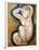 Caryatid-Amedeo Modigliani-Framed Premium Giclee Print