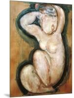 Caryatid-Amedeo Modigliani-Mounted Premium Giclee Print