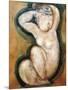 Caryatid-Amedeo Modigliani-Mounted Premium Giclee Print