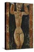 Caryatid-Amedeo Modigliani-Stretched Canvas