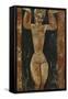 Caryatid-Amedeo Modigliani-Framed Stretched Canvas