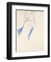 Caryatide, C.1913-Amedeo Modigliani-Framed Giclee Print