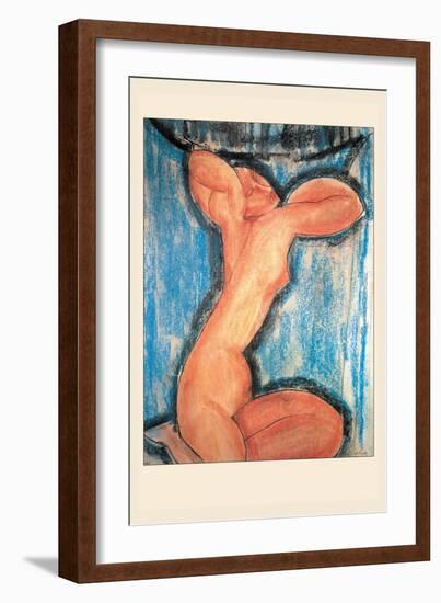 Caryatide-Amedeo Modigliani-Framed Art Print