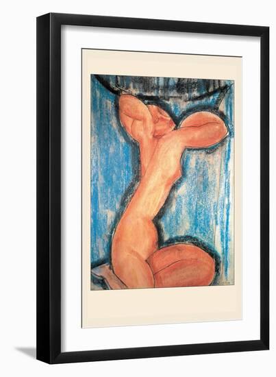 Caryatide-Amedeo Modigliani-Framed Art Print