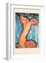 Caryatide-Amedeo Modigliani-Framed Art Print