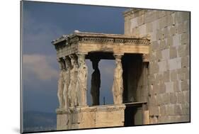 Caryatids Porch of the Erechtheion, Acropolis-null-Mounted Photographic Print