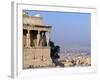 Carytids of Acropolis Overlooking Athens-Ron Watts-Framed Photographic Print