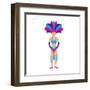 Cas from Las Vegas-Tosh-Framed Art Print