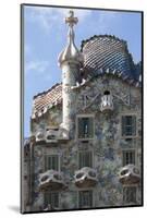 Casa Batllo, a House Designed by Antonio Gaudi and Admired by Salvador Dali-James Emmerson-Mounted Photographic Print