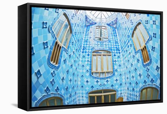 Casa Batllo, Barcelona, Catalonia, Spain-Marco Simoni-Framed Stretched Canvas