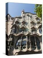 Casa Batllo by Antoni Gaudi, UNESCO World Heritage Site, Passeig De Gracia, Barcelona, Spain, Europ-Sergio Pitamitz-Stretched Canvas