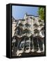 Casa Batllo by Antoni Gaudi, UNESCO World Heritage Site, Passeig De Gracia, Barcelona, Spain, Europ-Sergio Pitamitz-Framed Stretched Canvas