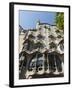 Casa Batllo by Antoni Gaudi, UNESCO World Heritage Site, Passeig De Gracia, Barcelona, Spain, Europ-Sergio Pitamitz-Framed Photographic Print
