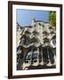 Casa Batllo by Antoni Gaudi, UNESCO World Heritage Site, Passeig De Gracia, Barcelona, Spain, Europ-Sergio Pitamitz-Framed Photographic Print