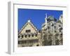 Casa Batllo by Gaudi and Casa Amatller by Cadafalch, in Barcelona, Cataluna, Spain-Nigel Francis-Framed Photographic Print