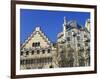 Casa Batllo by Gaudi and Casa Amatller by Cadafalch, in Barcelona, Cataluna, Spain-Nigel Francis-Framed Photographic Print