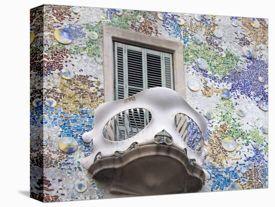 Casa Batllo By Gaudi, Barcelona, Catalonia, Spain, Europe-Richard Cummins-Stretched Canvas