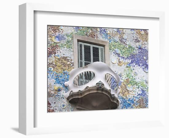 Casa Batllo By Gaudi, Barcelona, Catalonia, Spain, Europe-Richard Cummins-Framed Photographic Print