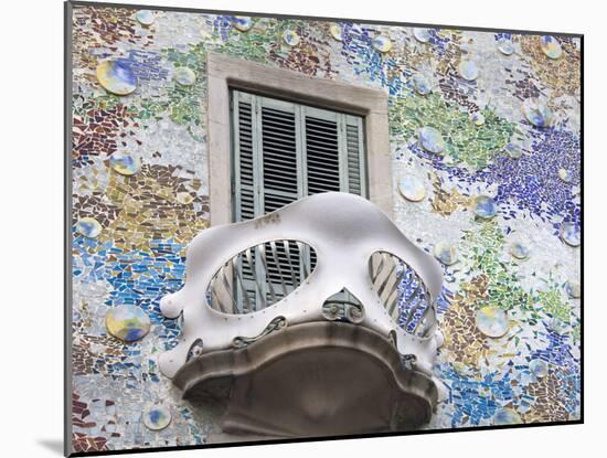 Casa Batllo By Gaudi, Barcelona, Catalonia, Spain, Europe-Richard Cummins-Mounted Photographic Print