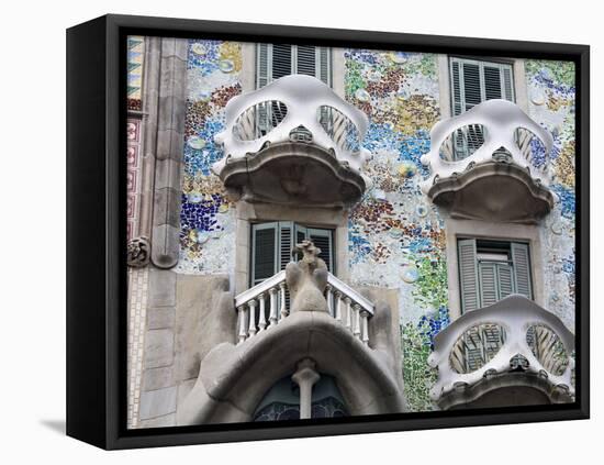 Casa Batllo By Gaudi, Barcelona, Catalonia, Spain, Europe-Richard Cummins-Framed Stretched Canvas