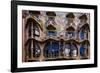 Casa Batllo Gaudi, Barcelona, Spain-George Oze-Framed Photographic Print