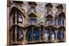 Casa Batllo Gaudi, Barcelona, Spain-George Oze-Mounted Photographic Print