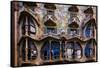 Casa Batllo Gaudi, Barcelona, Spain-George Oze-Framed Stretched Canvas