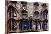 Casa Batllo Gaudi, Barcelona, Spain-George Oze-Mounted Premium Photographic Print