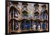 Casa Batllo Gaudi, Barcelona, Spain-George Oze-Framed Premium Photographic Print