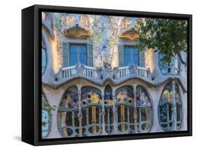 Casa Batllo, UNESCO World Heritage Site, Barcelona, Catalonia, Spain, Europe-Angelo Cavalli-Framed Stretched Canvas