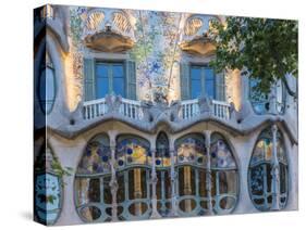 Casa Batllo, UNESCO World Heritage Site, Barcelona, Catalonia, Spain, Europe-Angelo Cavalli-Stretched Canvas