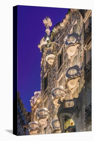 Casa Batllo, UNESCO World Heritage Site, Barcelona, Catalonia, Spain, Europe-Angelo Cavalli-Stretched Canvas