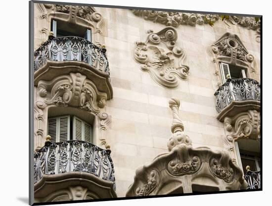 Casa Comalat By Salvador Valeri, Barcelona, Catalonia, Spain, Europe-Richard Cummins-Mounted Photographic Print