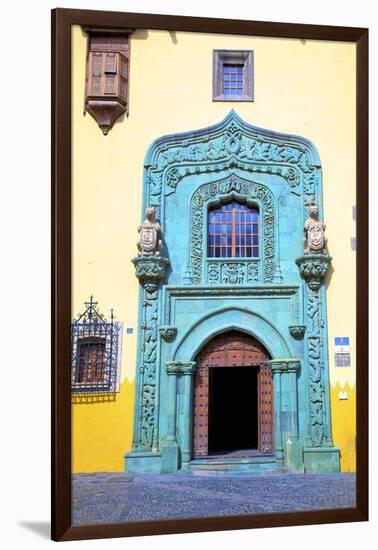 Casa de Colon, Vegueta Old Town, Las Palmas de Canary Islands, Spain-Neil Farrin-Framed Photographic Print