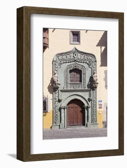 Casa De Colon, Vegueta Old Town, Las Palmas, Gran Canaria, Canary Islands, Spain, Europe-Markus Lange-Framed Photographic Print