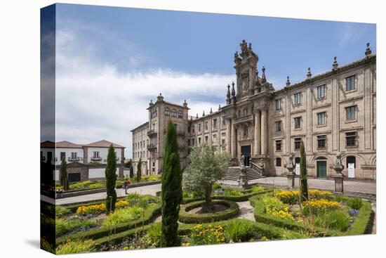 Casa De La Inmaculada, Santiago de Compostela, A Coruna, Galicia, Spain, Europe-Michael Snell-Stretched Canvas