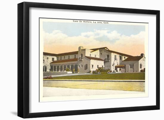 Casa de Manana, La Jolla, California-null-Framed Art Print