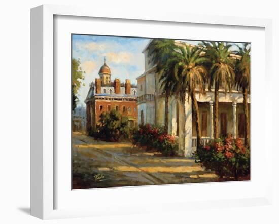 Casa De Palmera-Enrique Bolo-Framed Art Print