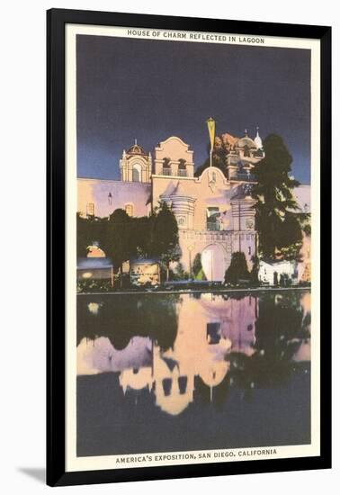 Casa del Prado, Balboa Park, San Diego, California-null-Framed Art Print