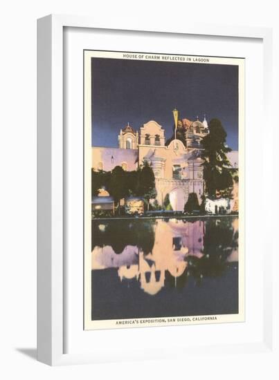 Casa del Prado, Balboa Park, San Diego, California-null-Framed Art Print