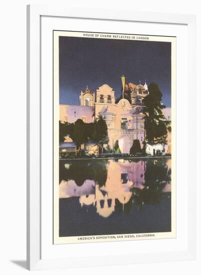 Casa del Prado, Balboa Park, San Diego, California-null-Framed Art Print