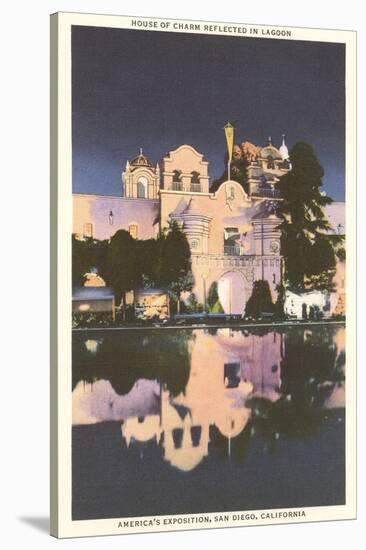 Casa del Prado, Balboa Park, San Diego, California-null-Stretched Canvas