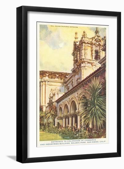 Casa del Prado, Balboa Park, San Diego, California-null-Framed Art Print