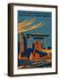 Casa Grande National Monument, Arizona - WPA - Lantern Press Artwork-Lantern Press-Framed Art Print