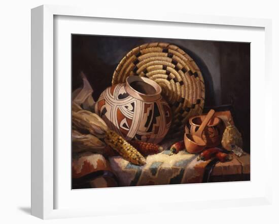 Casa Grande Pot-Maxine Johnston-Framed Art Print