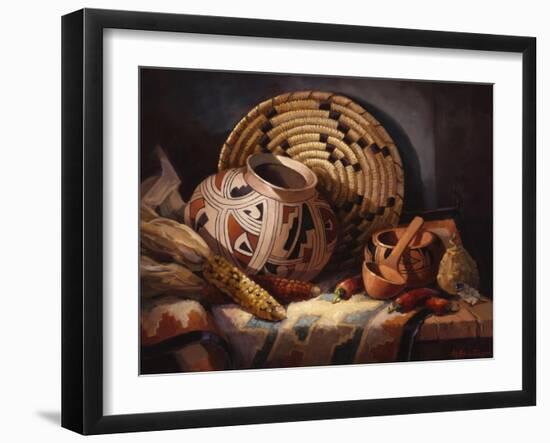 Casa Grande Pot-Maxine Johnston-Framed Art Print