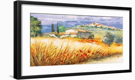 Casa in Collina-Luigi Florio-Framed Art Print