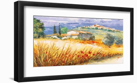 Casa in Collina-Luigi Florio-Framed Art Print