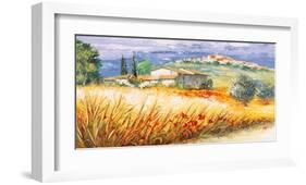 Casa in Collina-Luigi Florio-Framed Art Print