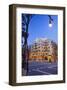 Casa Mila La Pedrera at Passeig de Gracia, Barcelona, Catalonia, Spain-null-Framed Art Print